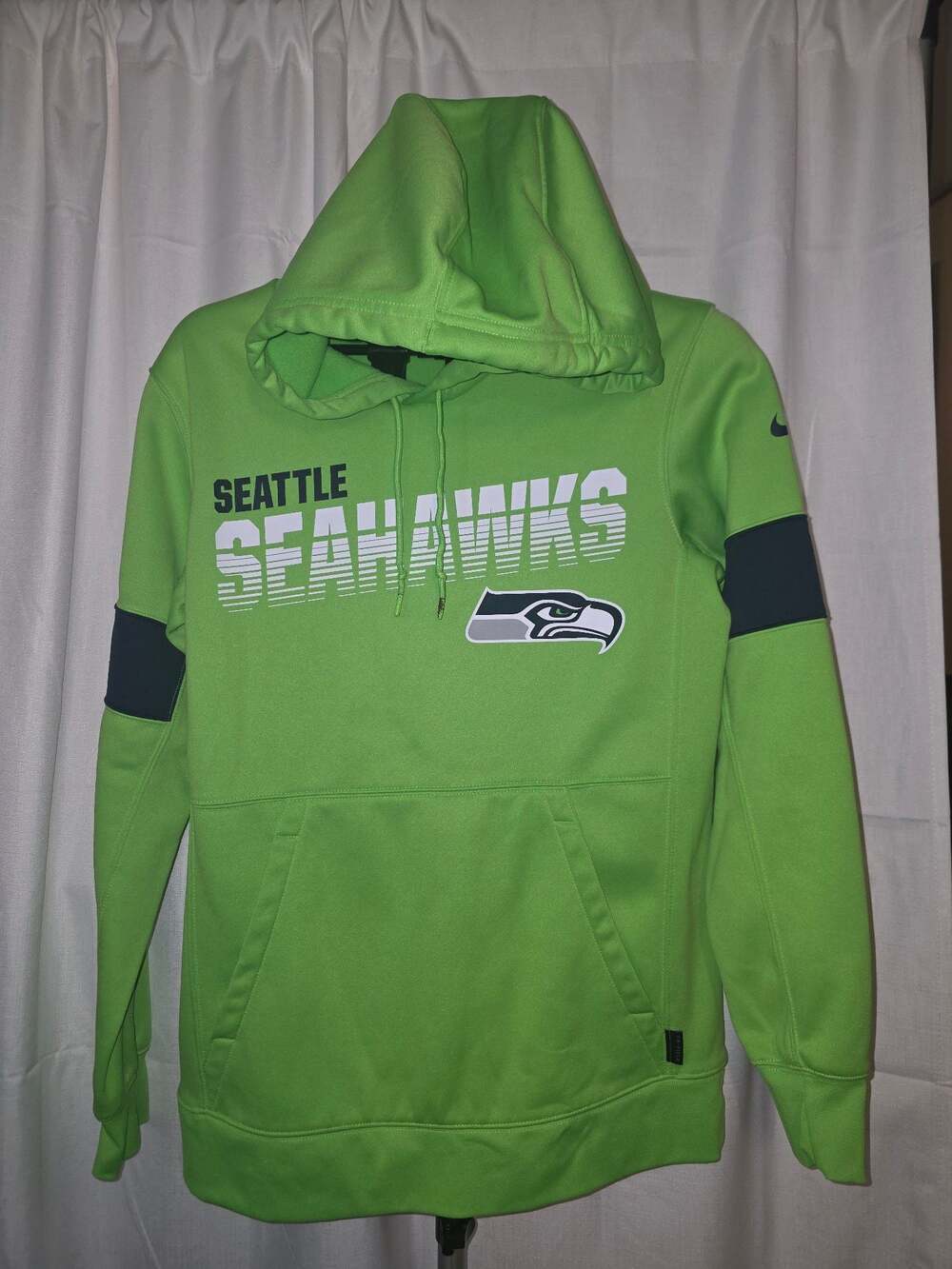 Seattle Seahawks Nike NFL 100th Anniversary Sideline Performance Pullover Hoodie - Picture 1 of 6